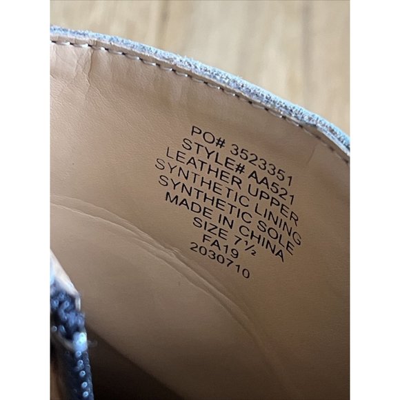 J.CREW Boot Size 7.5 Leopard Print Calf Hair Sawyer Stacked Wooden Heel … - Picture 13 of 16